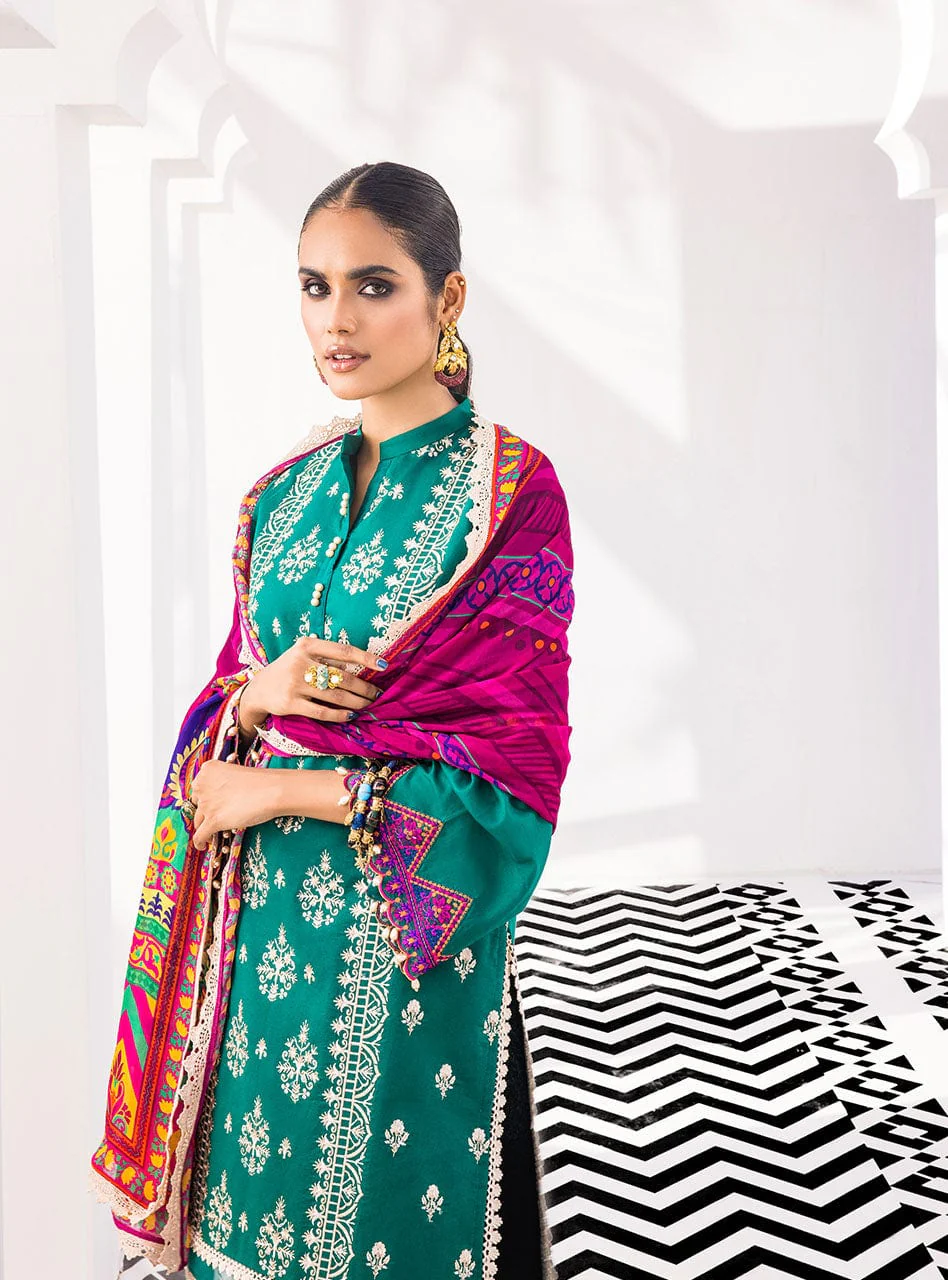 Tahra by Zainab Chottani Eid Lawn Collection – Crimson Breeze - Image 6