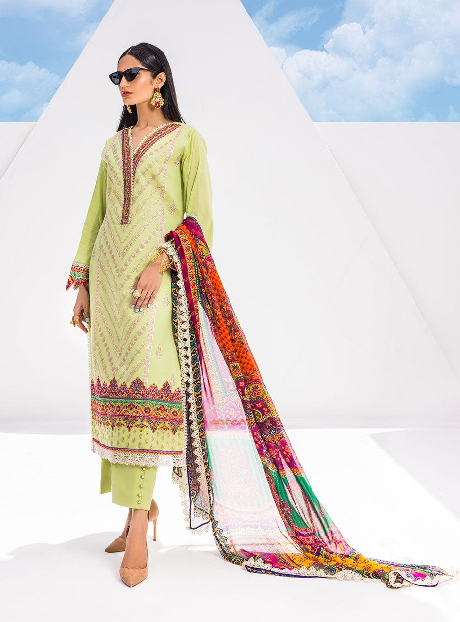 Tahra by Zainab Chottani Eid Lawn Collection 2022 – Green Meadow - Image 12