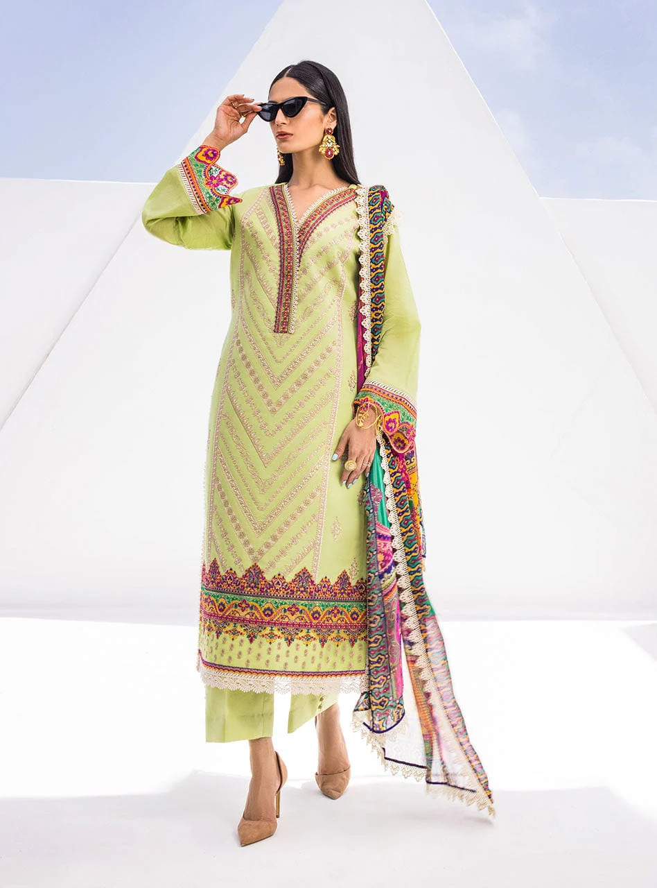 Tahra by Zainab Chottani Eid Lawn Collection 2022 – Green Meadow - Image 14