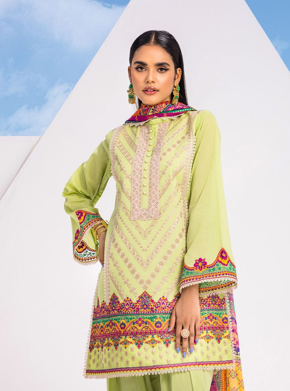 Tahra by Zainab Chottani Eid Lawn Collection 2022 – Green Meadow - Image 5