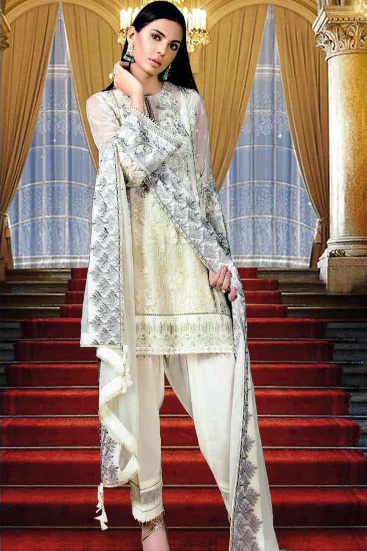 Tawakkal Fabrics Regal White Collection – Design 01 - Image 2
