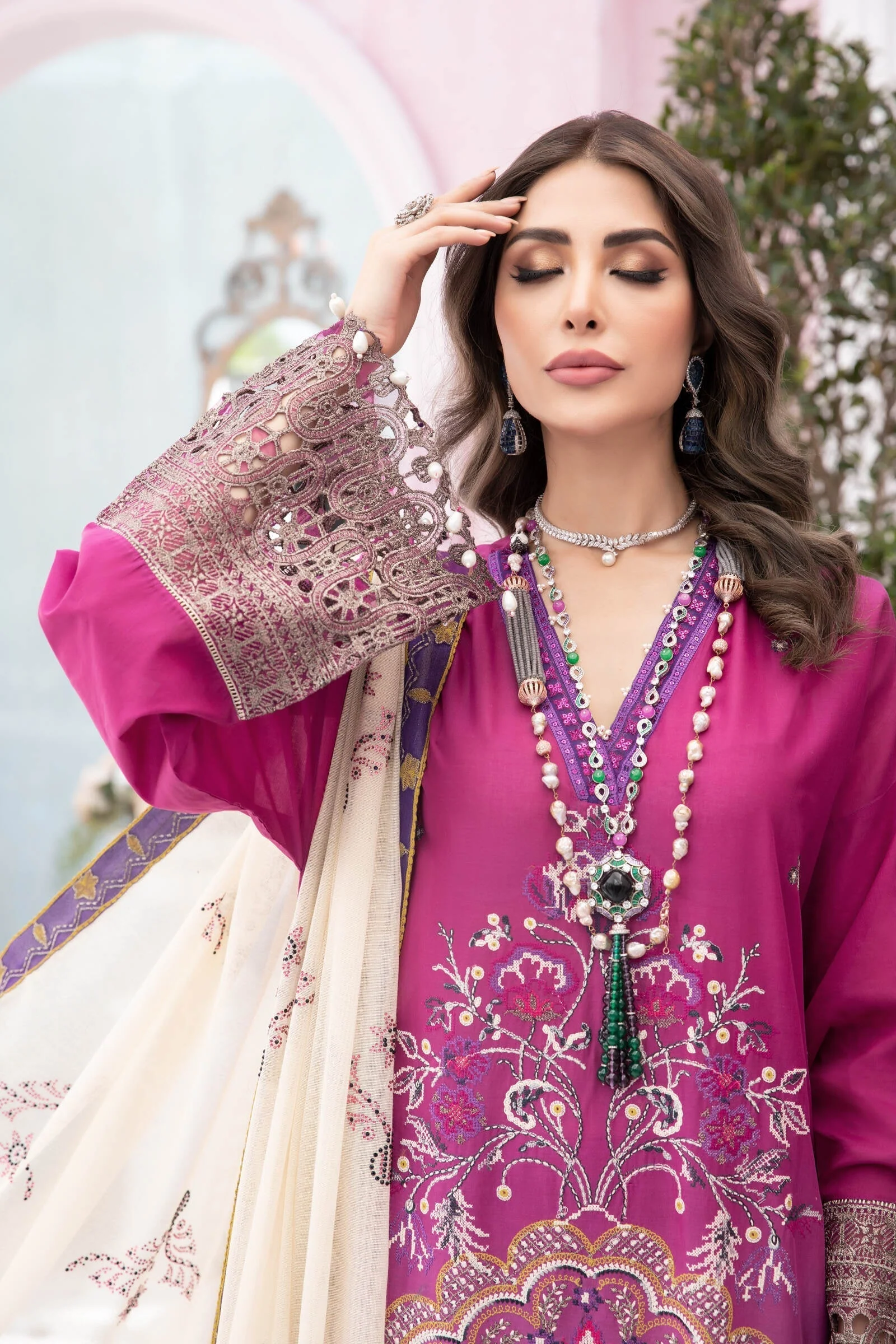 Vitalia Memsaab Luxury Lawn Collection – Esma - Image 3