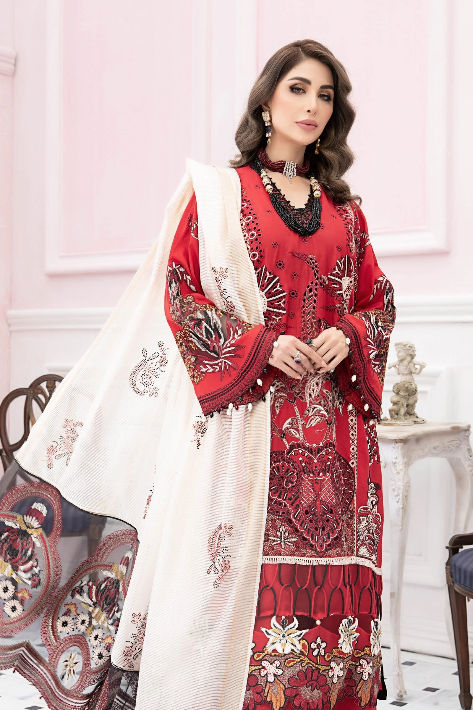 Vitalia Memsaab Luxury Lawn Collection – Riona - Image 4