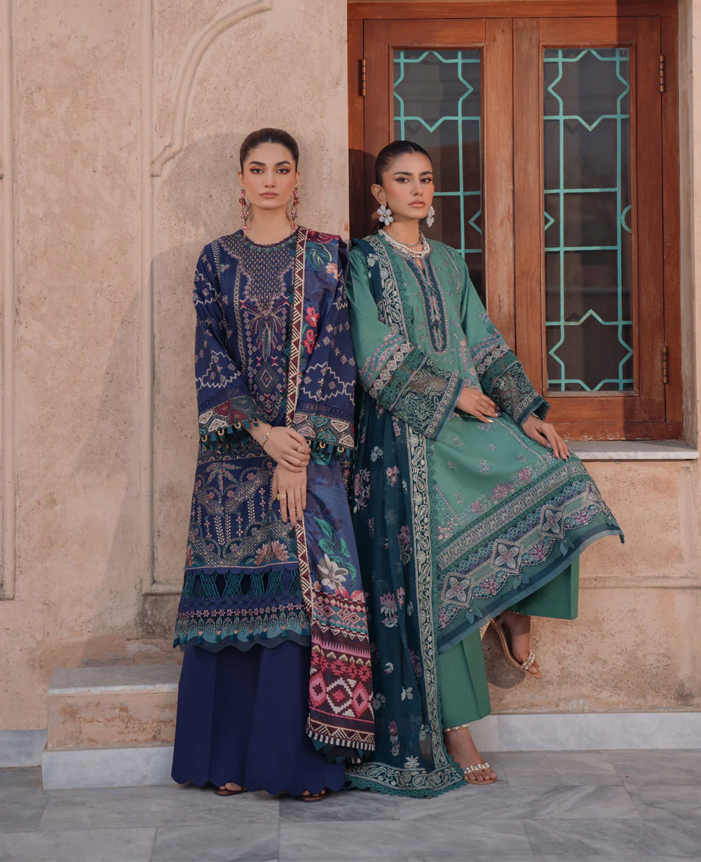 Xenia Farozaan Luxury Lawn Collection – AALI - Image 3