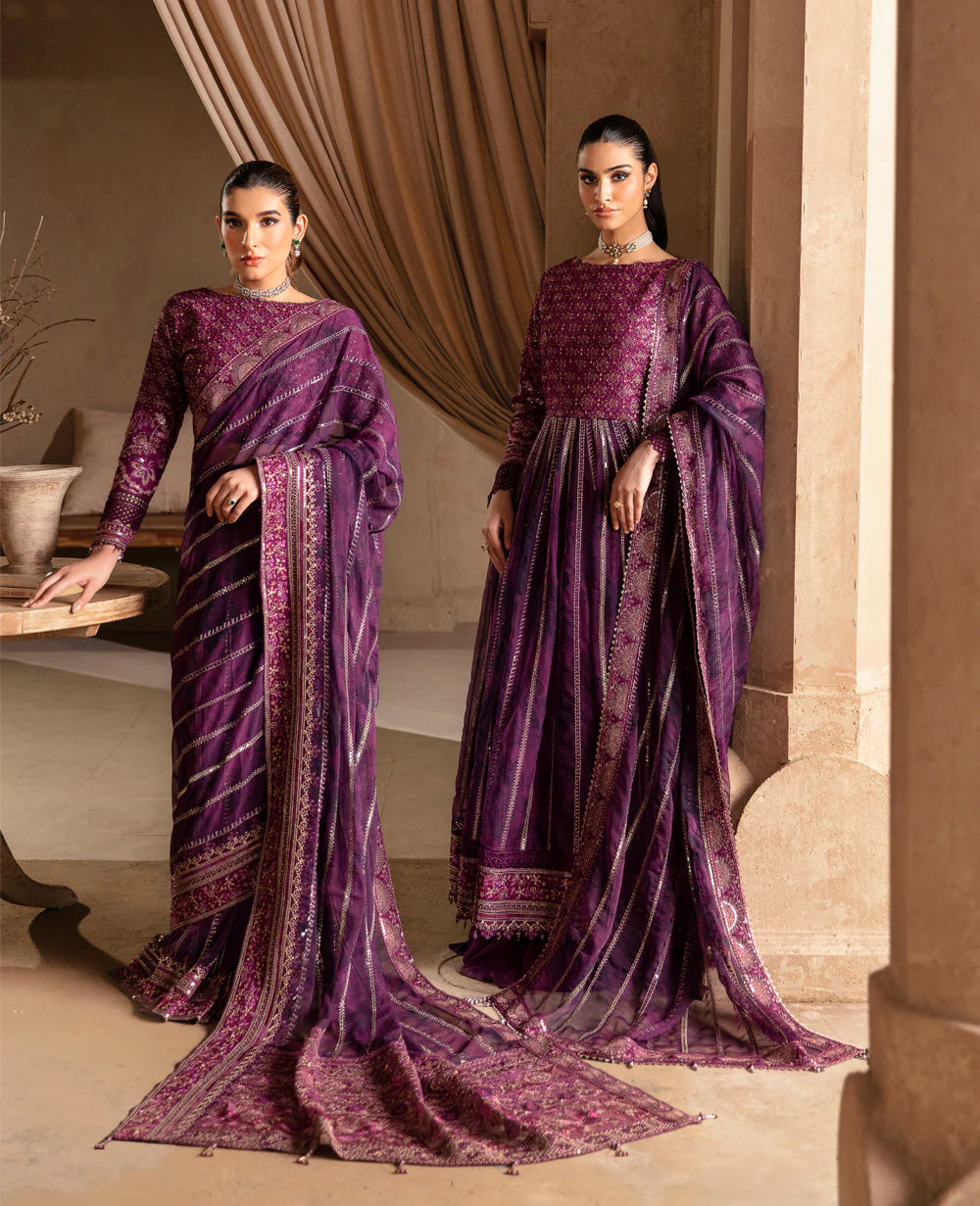 Xenia Luxury Chiffon Formals – KHULAT - Image 4