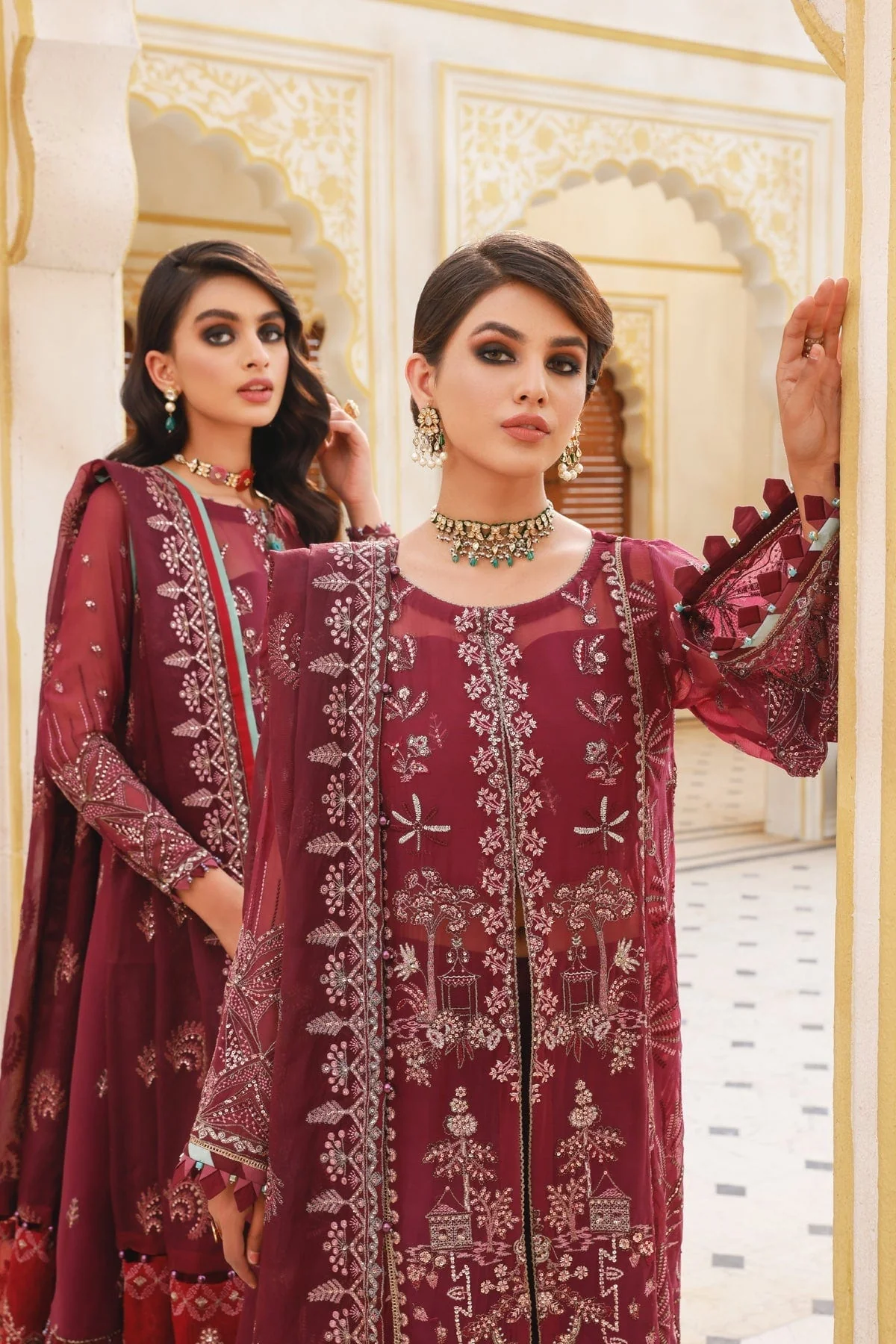 Xenia Pareesia Embroidered Chiffon Collection Chapter 2 – HURREM - Image 7