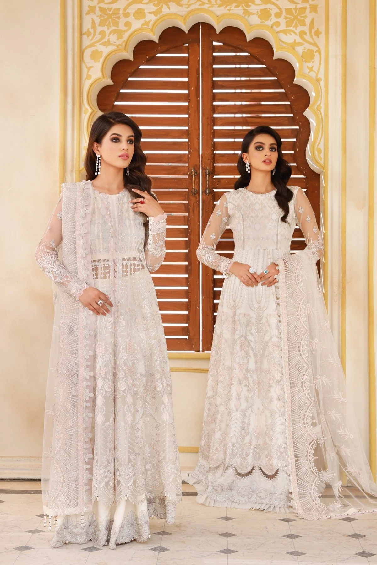 Xenia Pareesia Embroidered Chiffon Collection Chapter 2 – JAANEM - Image 6