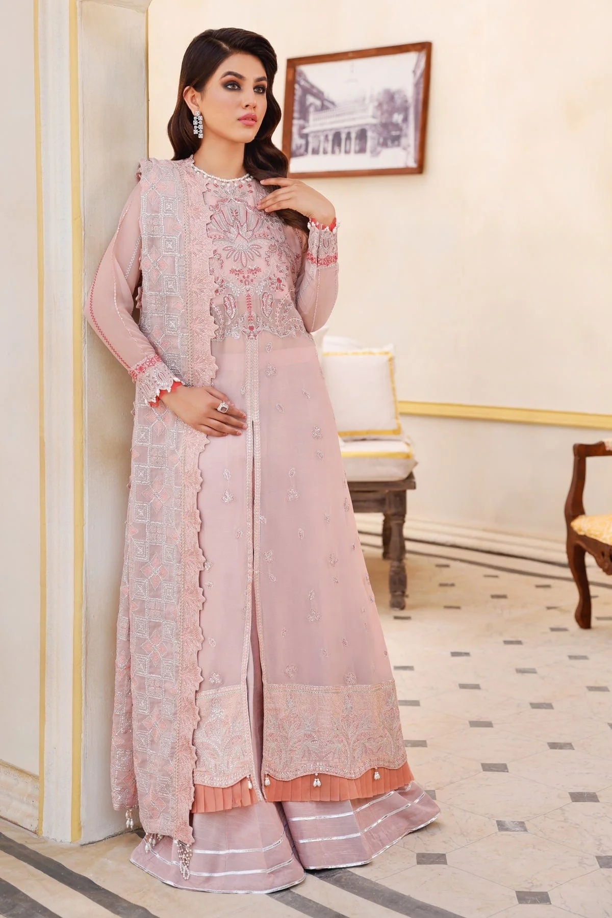 Xenia Pareesia Embroidered Chiffon Collection Chapter 2 – SEYAM - Image 3