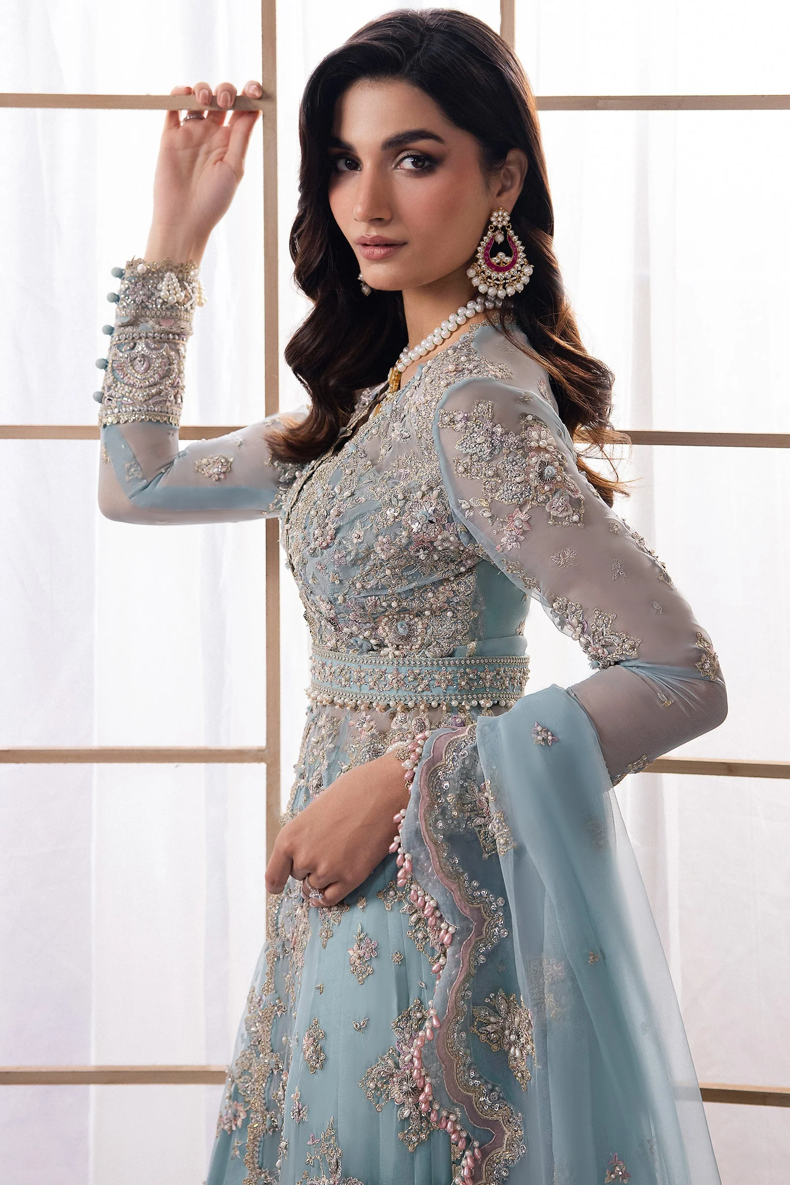 Zaha by Khadijah Shah - Gossamer Luxury Wedding Formals – KIANA (ZC24-04) - Image 4
