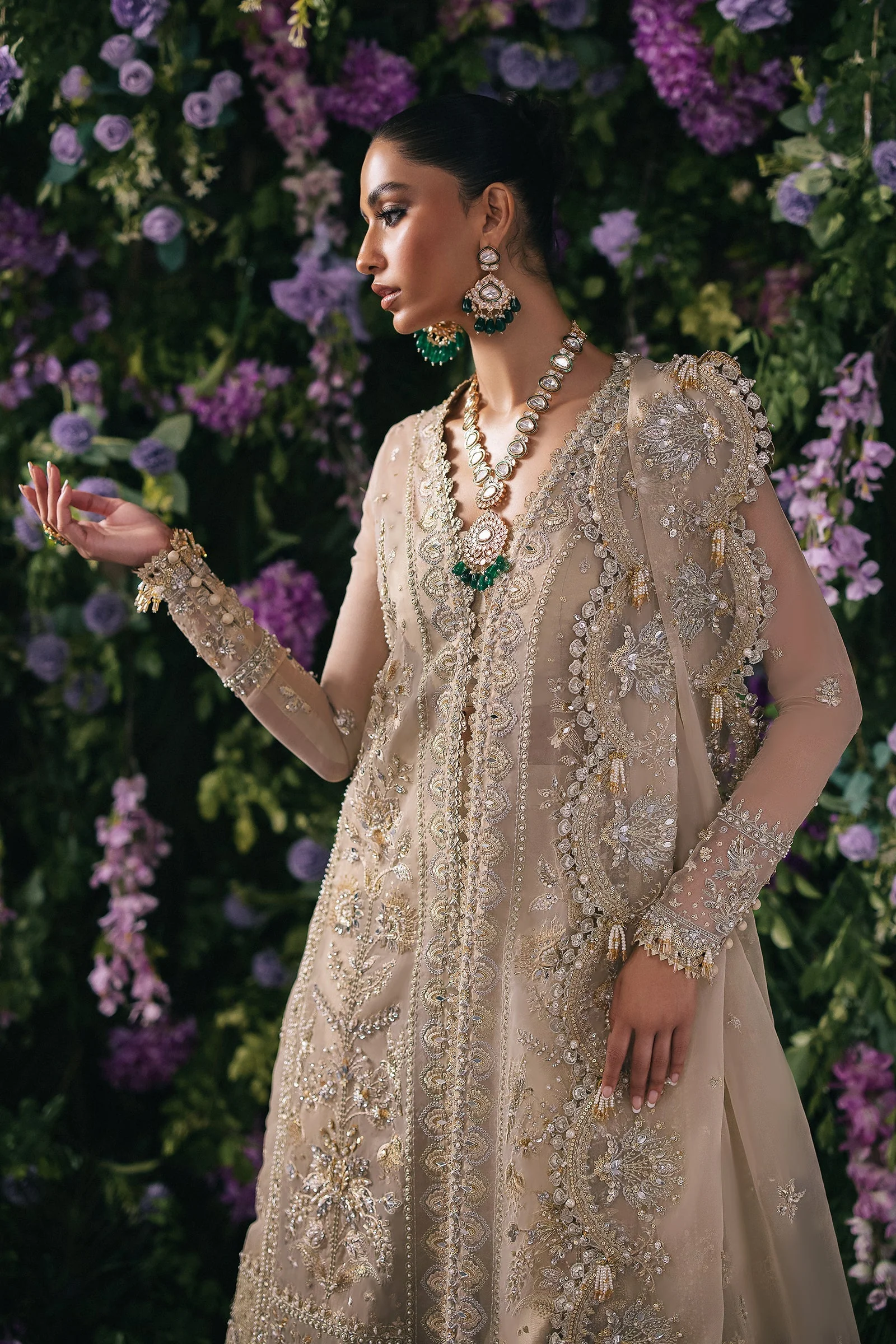 Zaha by Khadijah Shah - Gossamer Luxury Wedding Formals – TALIA (ZC24-06) - Image 3