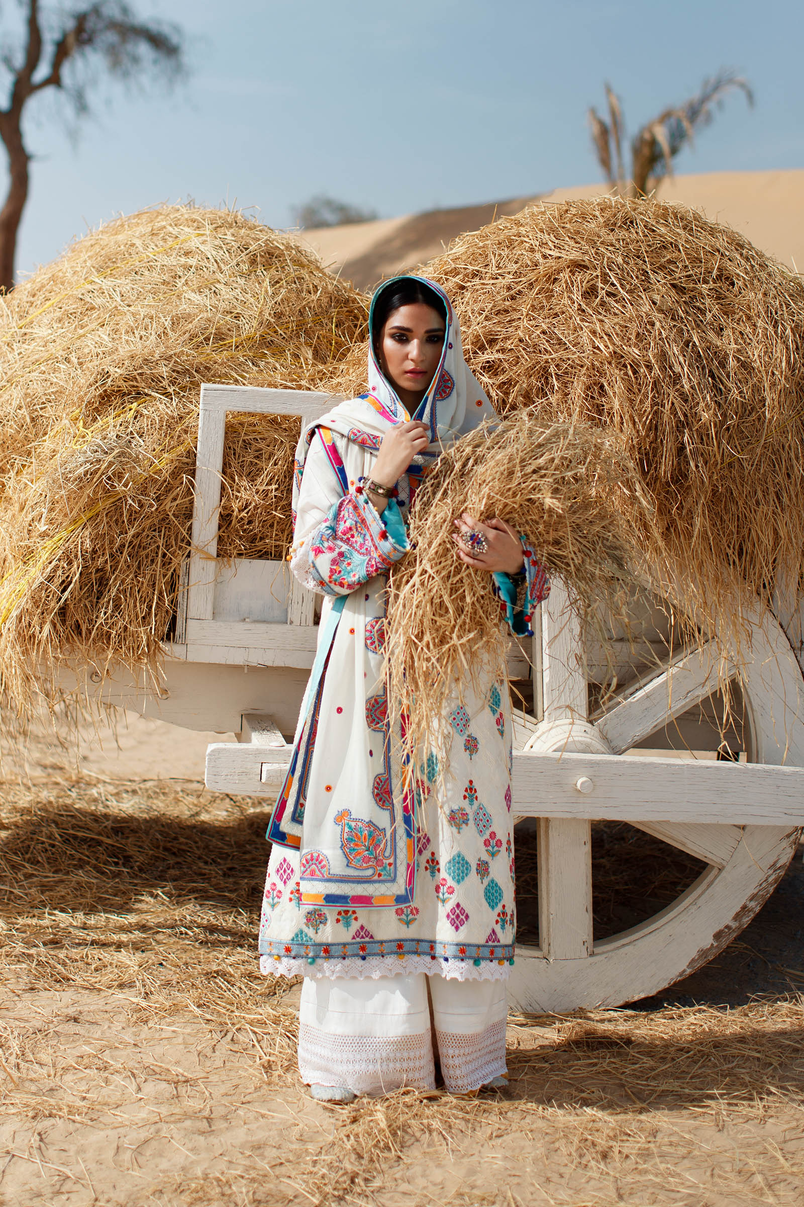Zaha by Khadijah Shah Lawn Collection 2022 – AYSAN (ZL22-08 B) - Image 2
