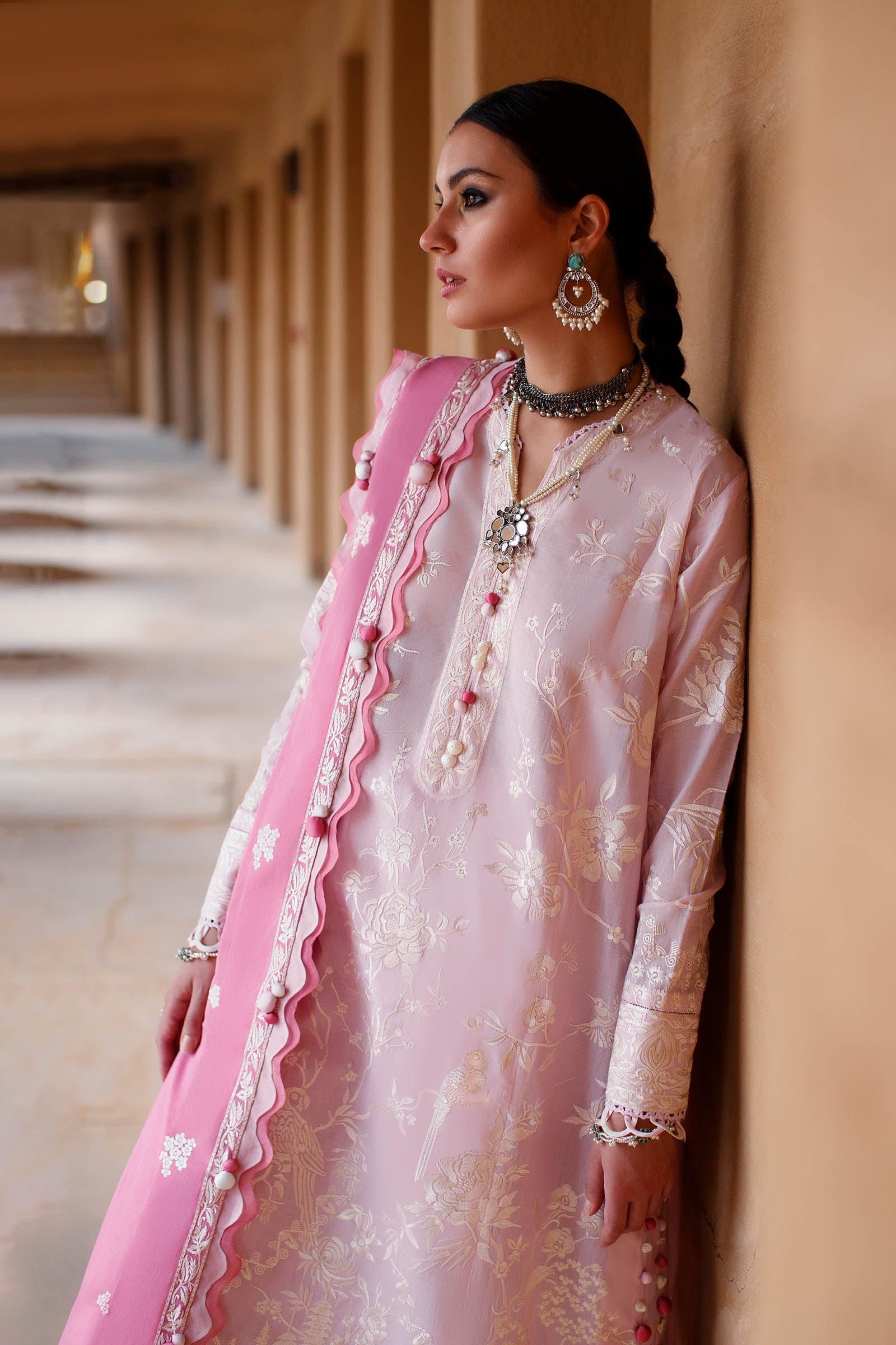 Zaha by Khadijah Shah Lawn Collection 2022 – FERESHTEH (ZL22-01 A) - Image 9