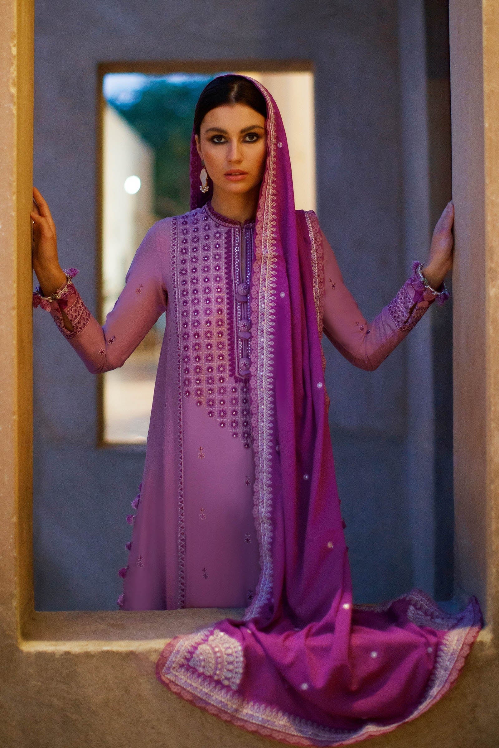 Zaha by Khadijah Shah Lawn Collection 2022 – FEZEH (ZL22-02 B) - Image 4