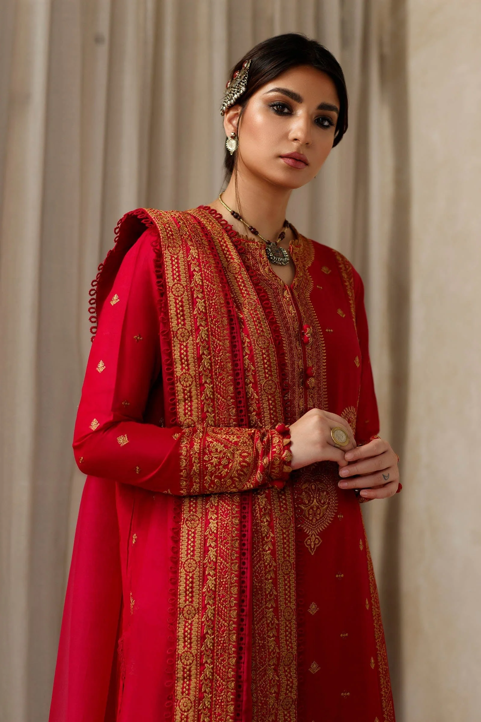 Zaha by Khadijah Shah Lawn Collection 2022 – NEGIN (ZL22-14 A) - Image 3