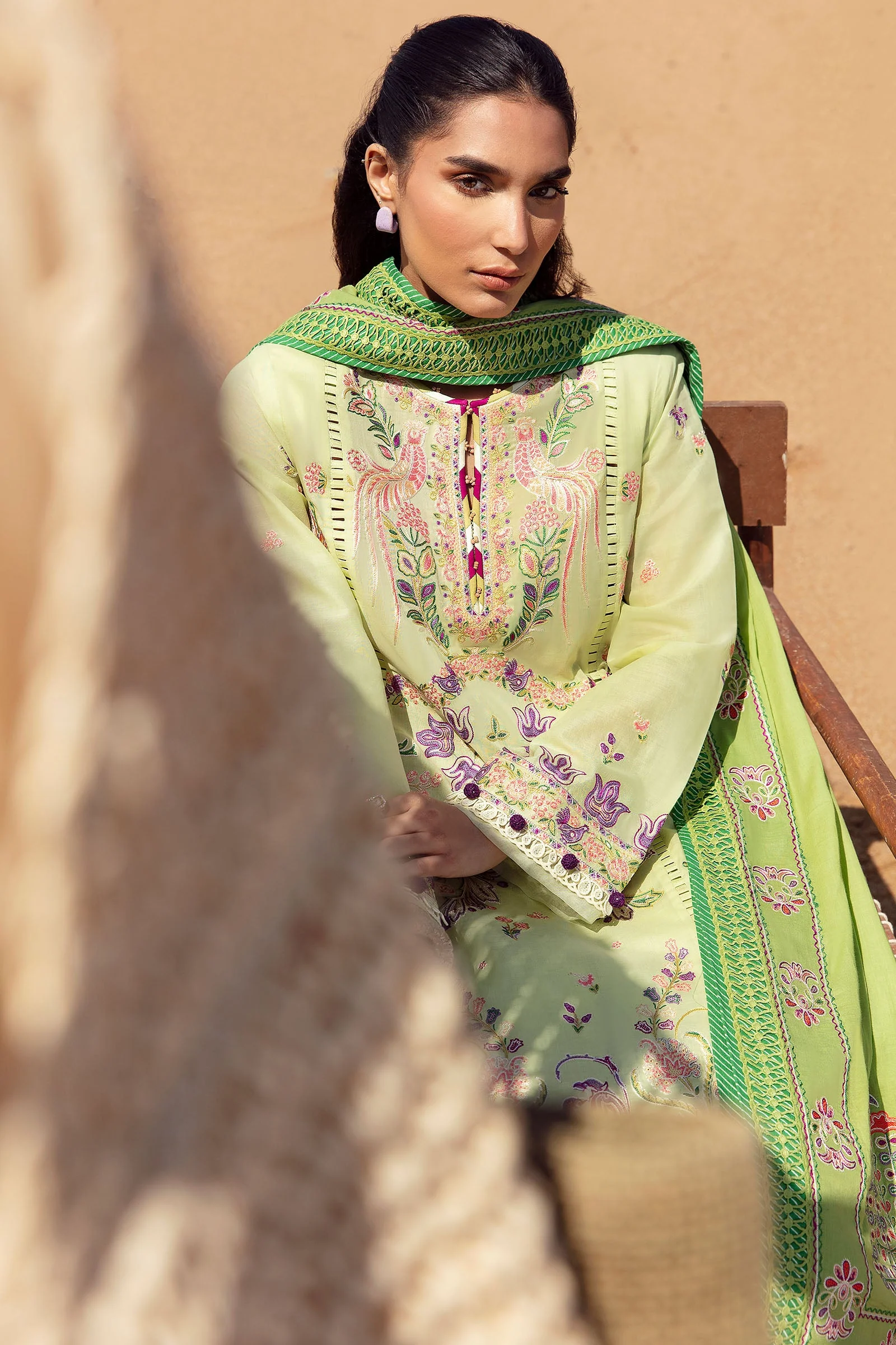 Zaha by Khadijah Shah Lawn Collection 2023 – GIZEM (ZL23-05 B) - Image 5