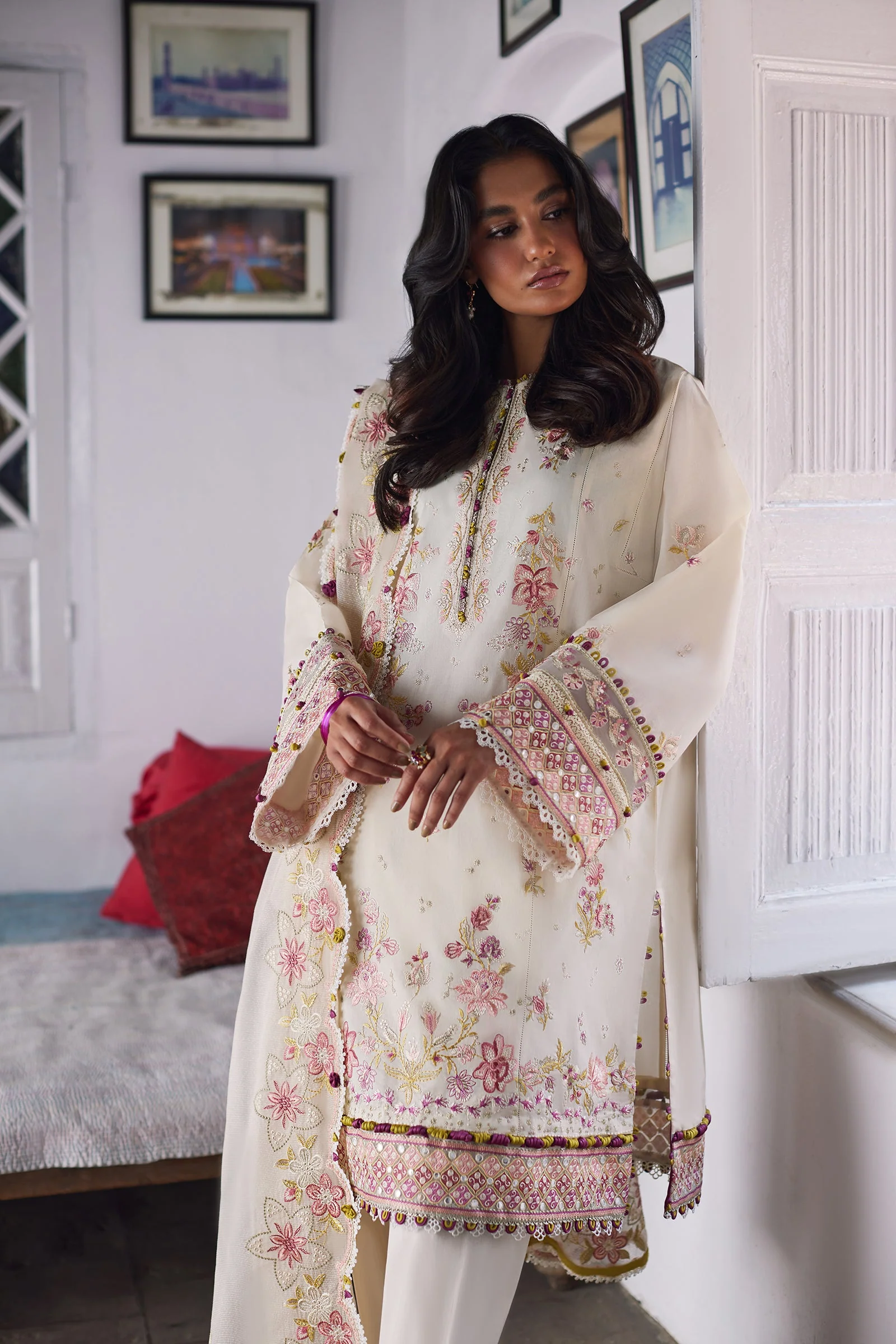 Zaha Festive Eid Lawn – ELA (ZF24-05) - Image 4