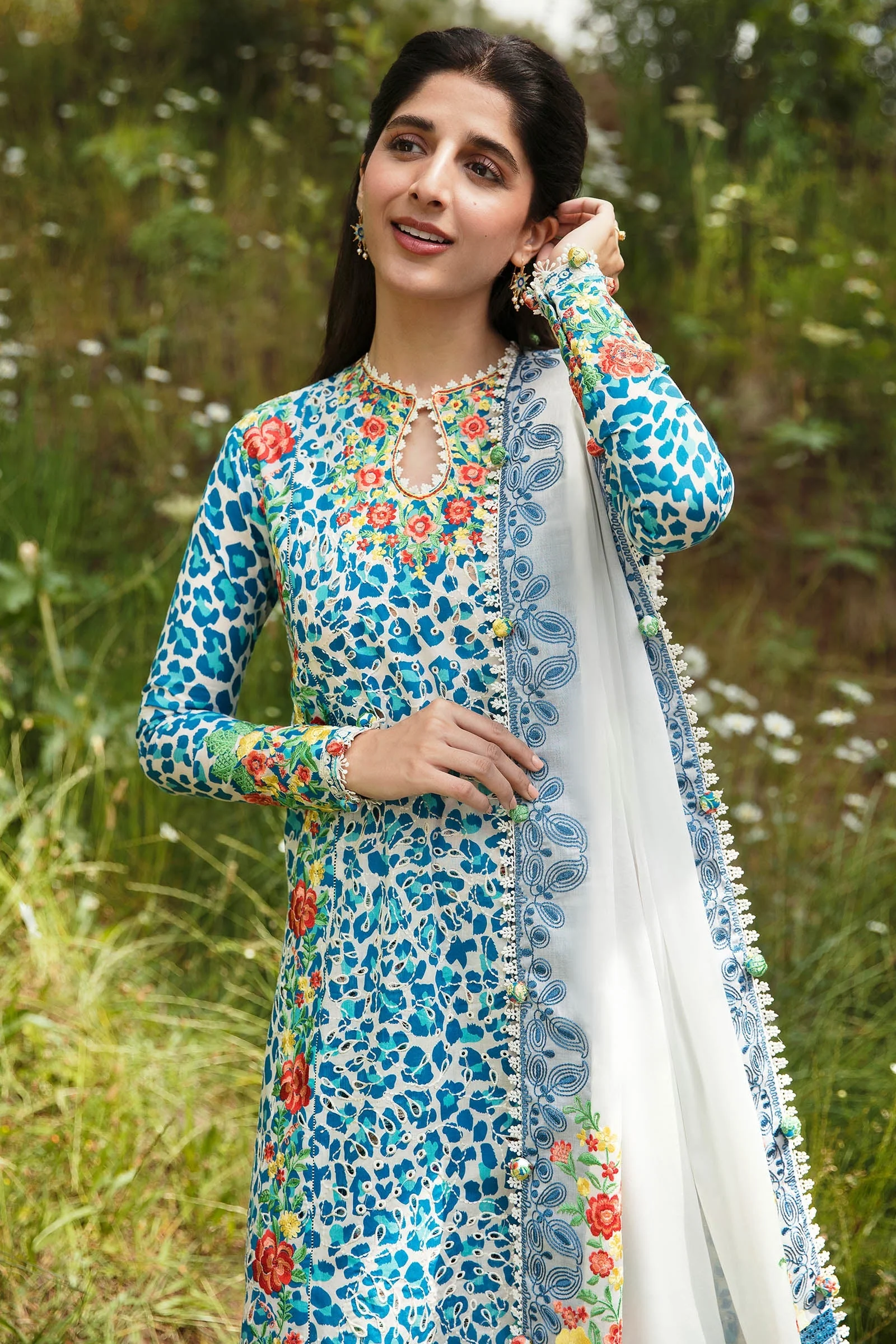Zaha Festive Lawn Collection – SELIN (ZF23-08) - Image 2