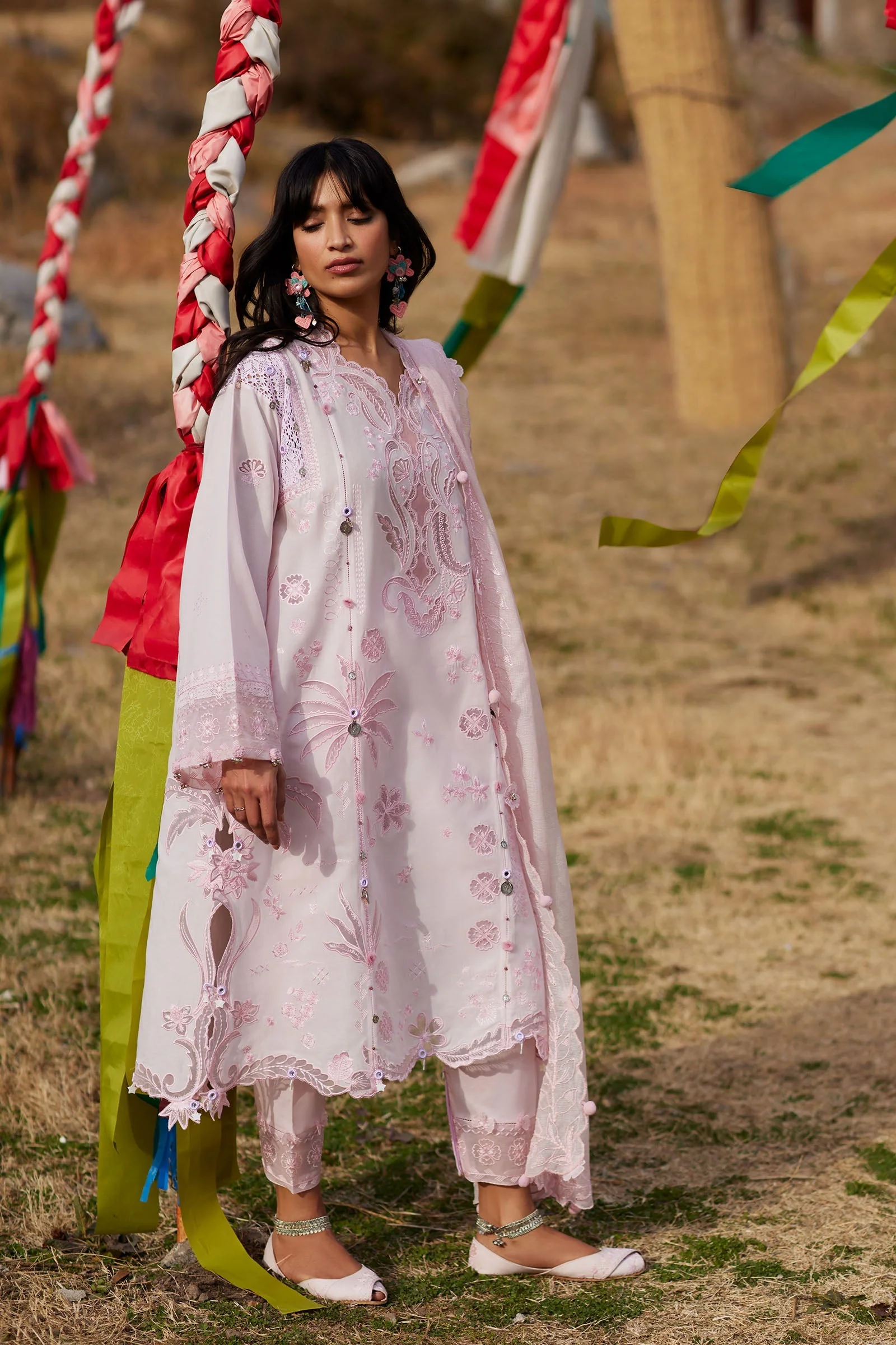 Zaha Festive Luxury Lawn – ZL26-09B - Image 4
