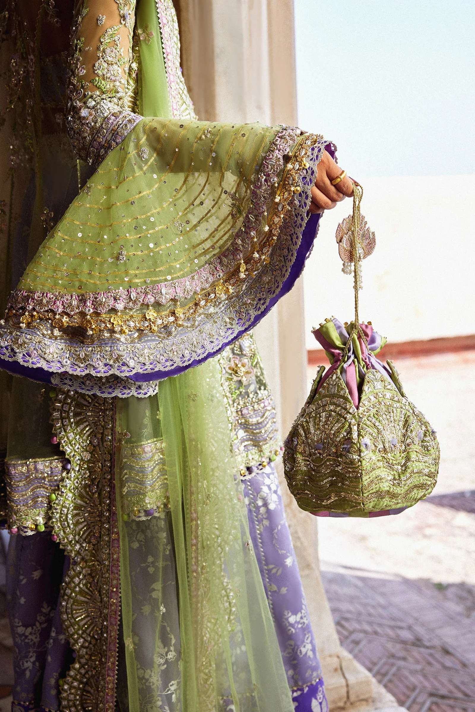 Zaha Gossamer Luxury Wedding Festive Formals – MEHRÉ-LILAC (ZC25-07) - Image 4