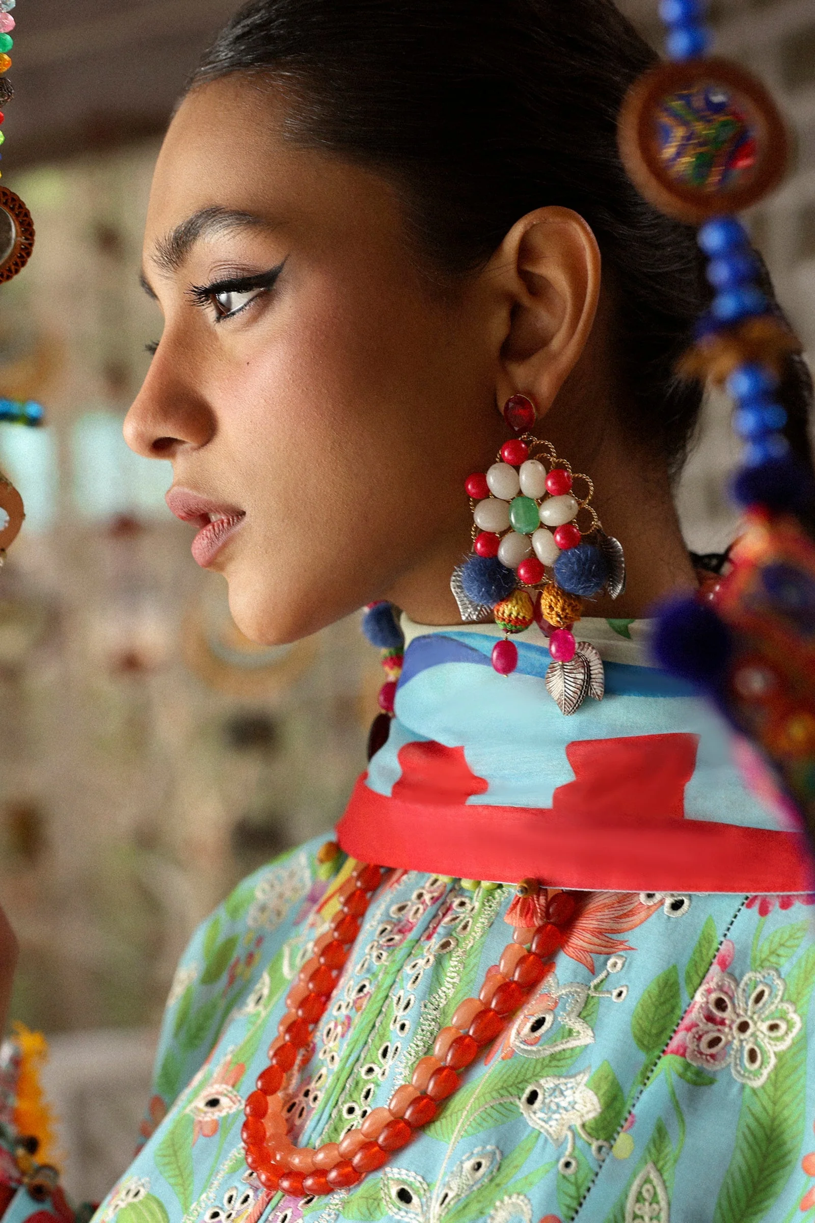 Zaha Neelum Luxury Lawn – ZARAAH (ZL25-08 B) - Image 4