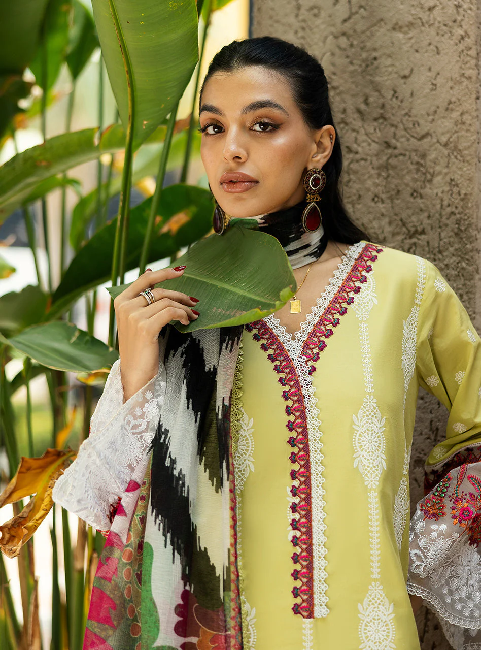 Zainab Chottani Chikankari Luxury Lawn – Rayne - 12A - Image 6