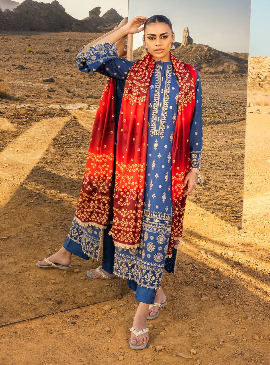 Zainab Chottani Luxury Chikankari Lawn Collection – Chunari 5B