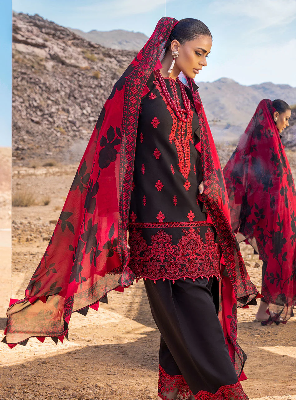 Zainab Chottani Luxury Chikankari Lawn Collection – Mahal 7A - Image 10