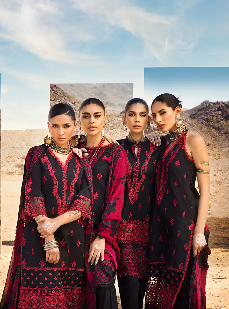 Zainab Chottani Luxury Chikankari Lawn Collection – Mahal 7A - Image 13