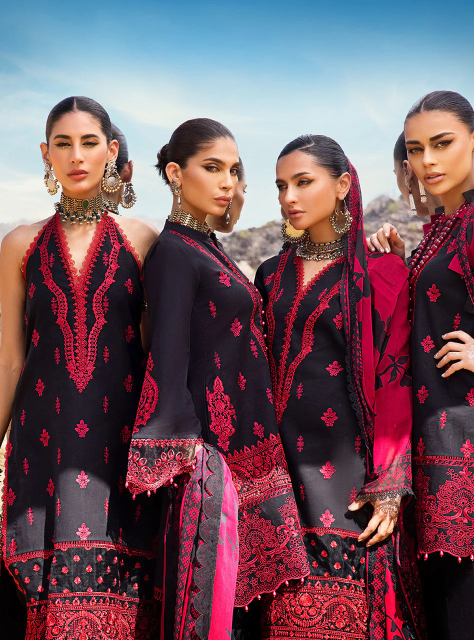 Zainab Chottani Luxury Chikankari Lawn Collection – Mahal 7A - Image 15