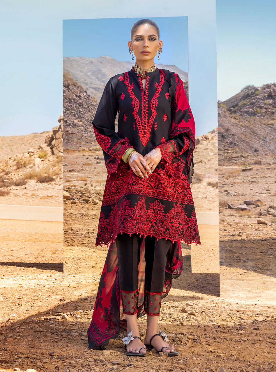 Zainab Chottani Luxury Chikankari Lawn Collection – Mahal 7A - Image 6