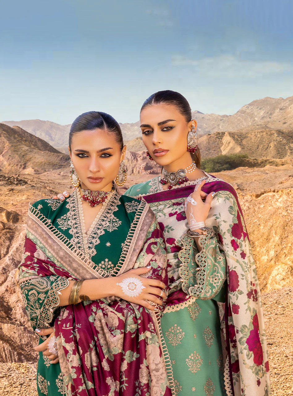 Zainab Chottani Luxury Chikankari Lawn Collection – Zarra’Tunn 1A - Image 10
