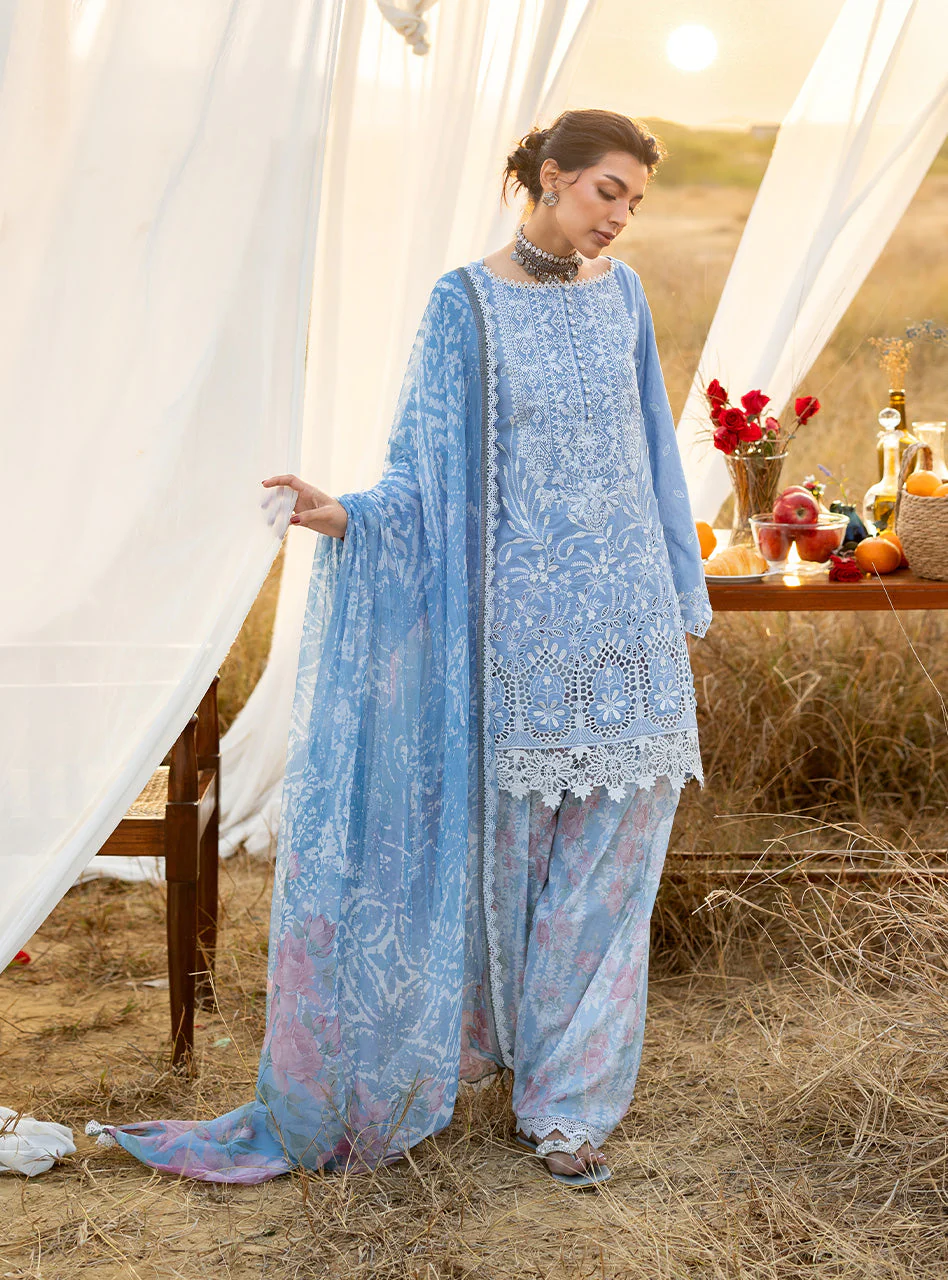 Zainab Chottani Luxury Lawn Eid Edit – Azule 05 - Image 7
