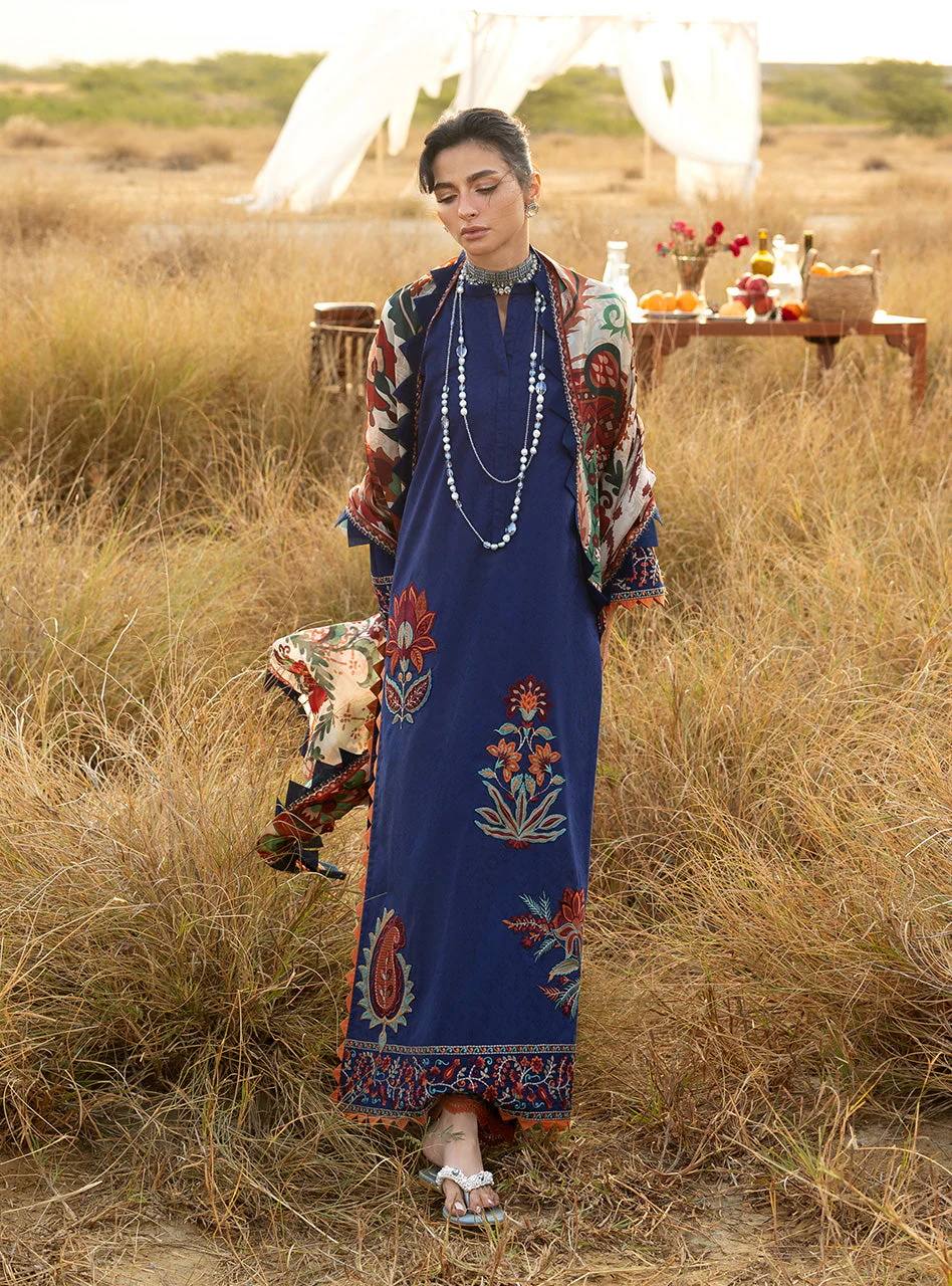 Zainab Chottani Luxury Lawn Eid Edit – Elara 06 - Image 9