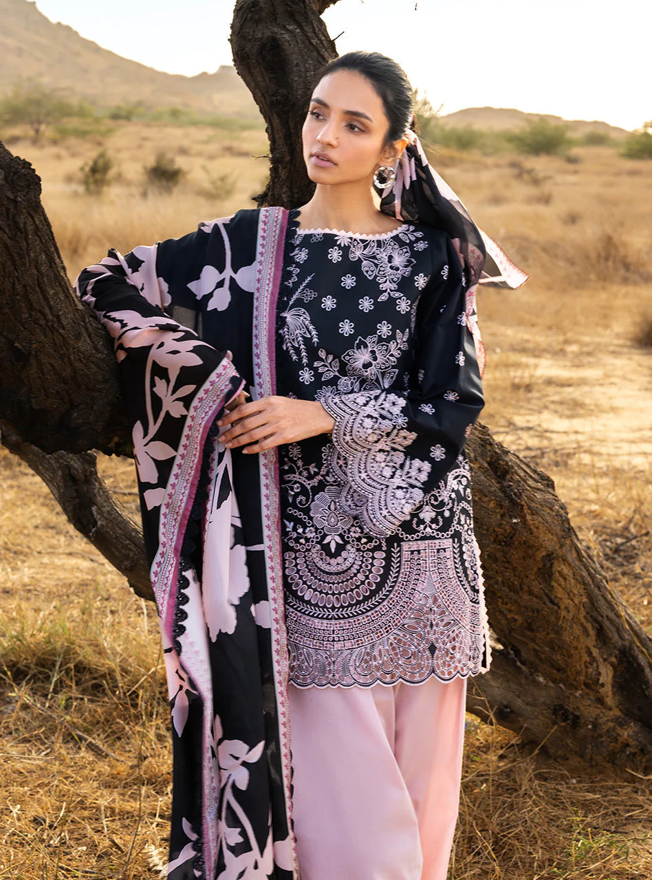 Zainab Chottani Luxury Lawn Eid Edit – Lyara 09 - Image 8