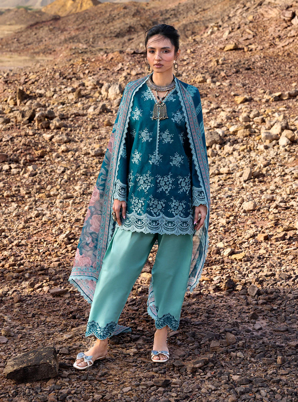 Zainab Chottani Luxury Lawn Eid Edit – Nissa 12 - Image 3