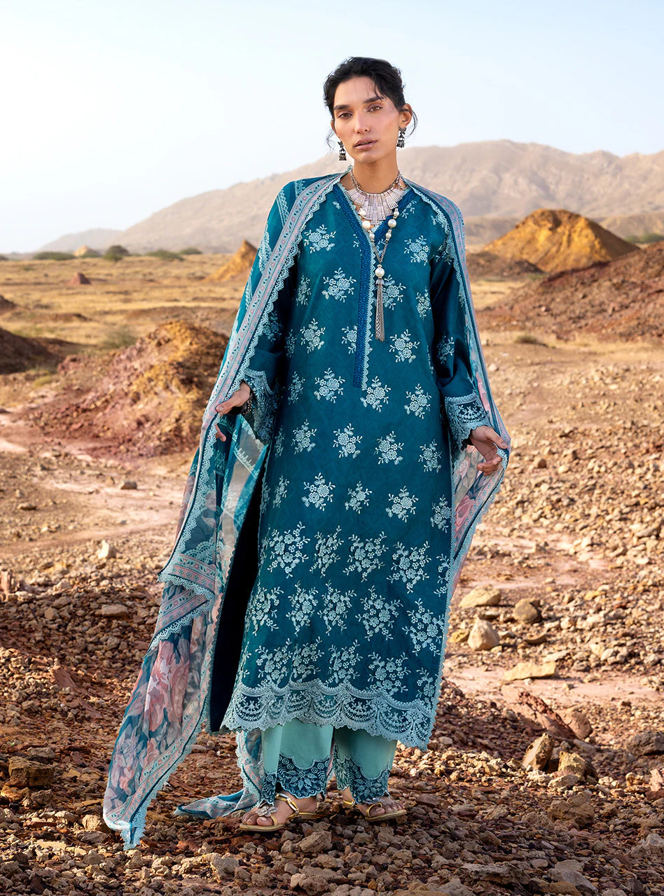 Zainab Chottani Luxury Lawn Eid Edit – Nissa 12 - Image 6