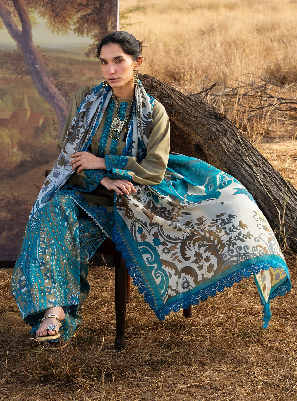 Zainab Chottani Luxury Lawn Eid Edit – Saphira 11 - Image 5