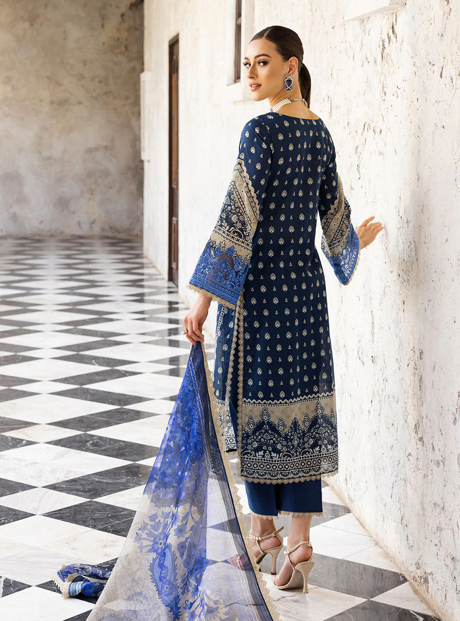 Zainab Chottani Tahra Lawn Collection – Celestial-Bliss 9B - Image 5