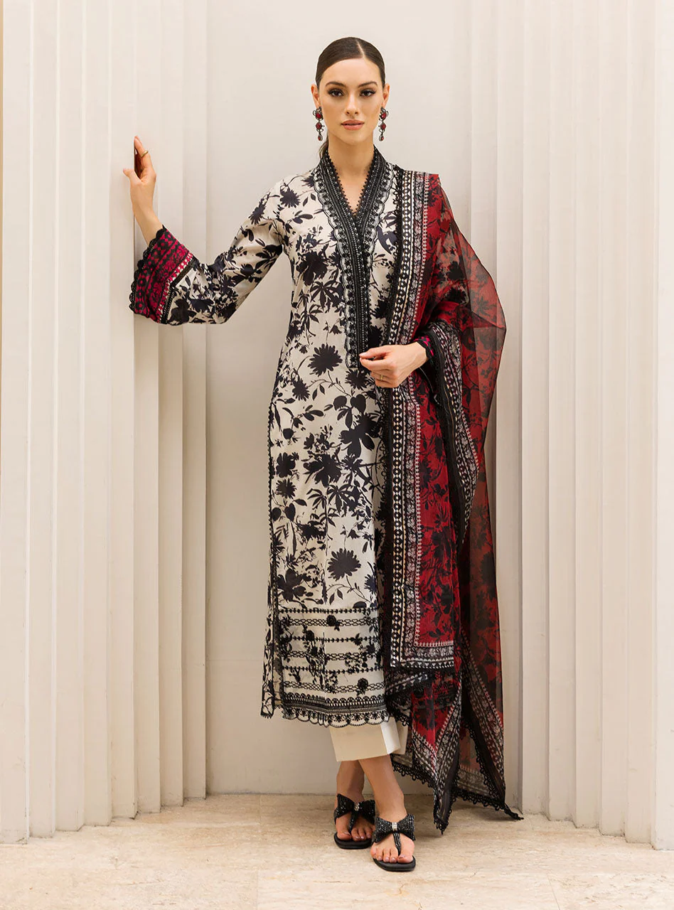 Zainab Chottani Tahra Lawn Collection  – Mysti-Peony 5B - Image 17