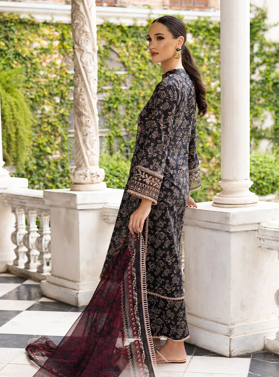 Zainab Chottani Tahra Lawn Collection – Onyx-Aura 6A - Image 10
