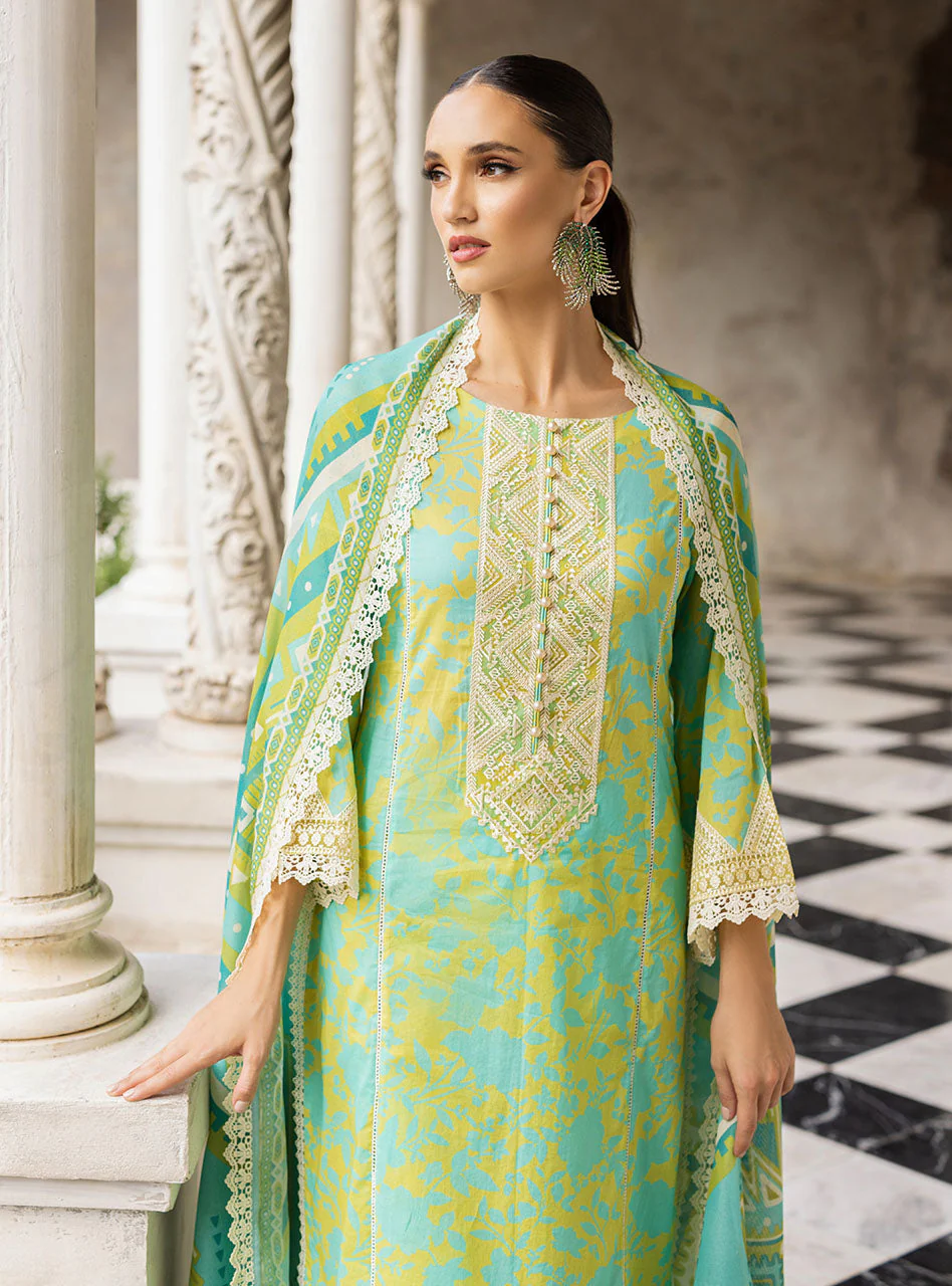 Zainab Chottani Tahra Lawn Collection – Poppy-Zest 4B - Image 13