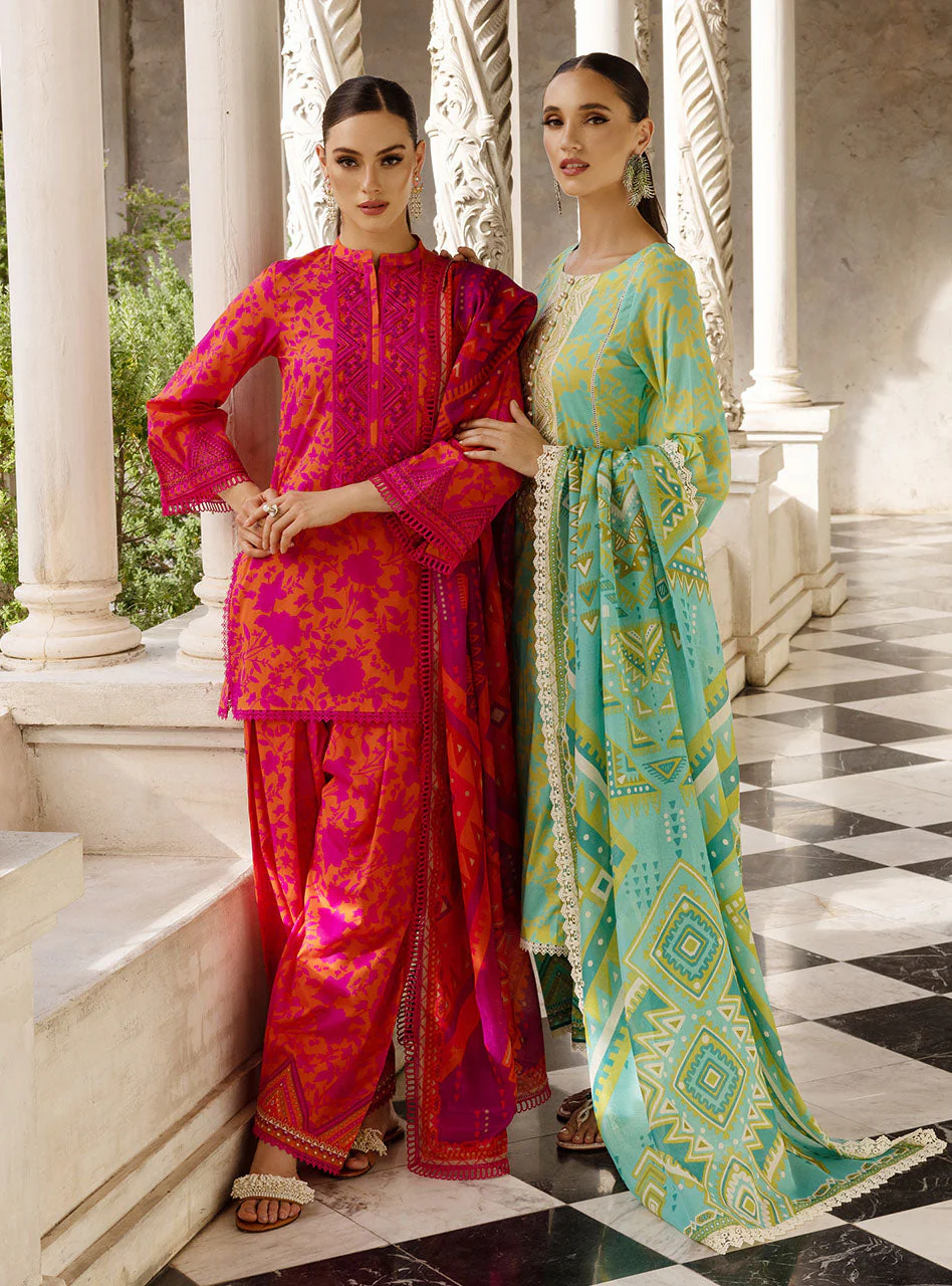 Zainab Chottani Tahra Lawn Collection – Poppy-Zest 4B - Image 15