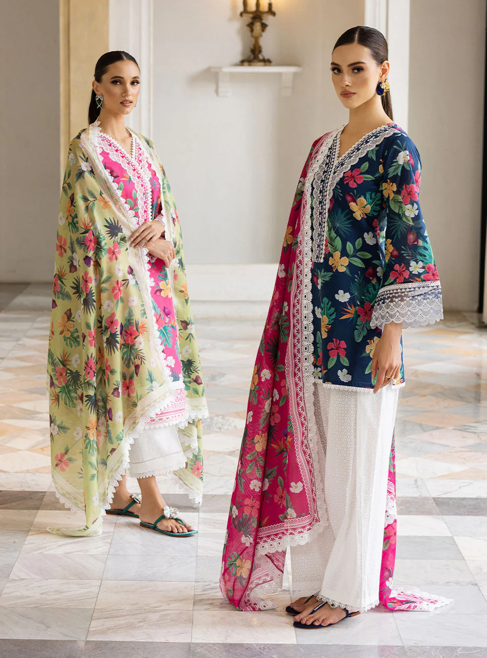 Zainab Chottani Tahra Lawn Collection – Wild-blossom 2A - Image 15