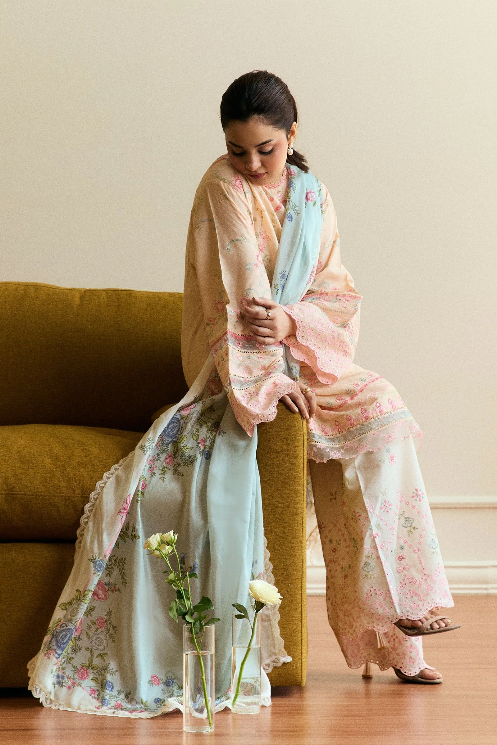Zara Shahjahan Coco Eid Edit Lawn – Lumen-D7 - Image 4