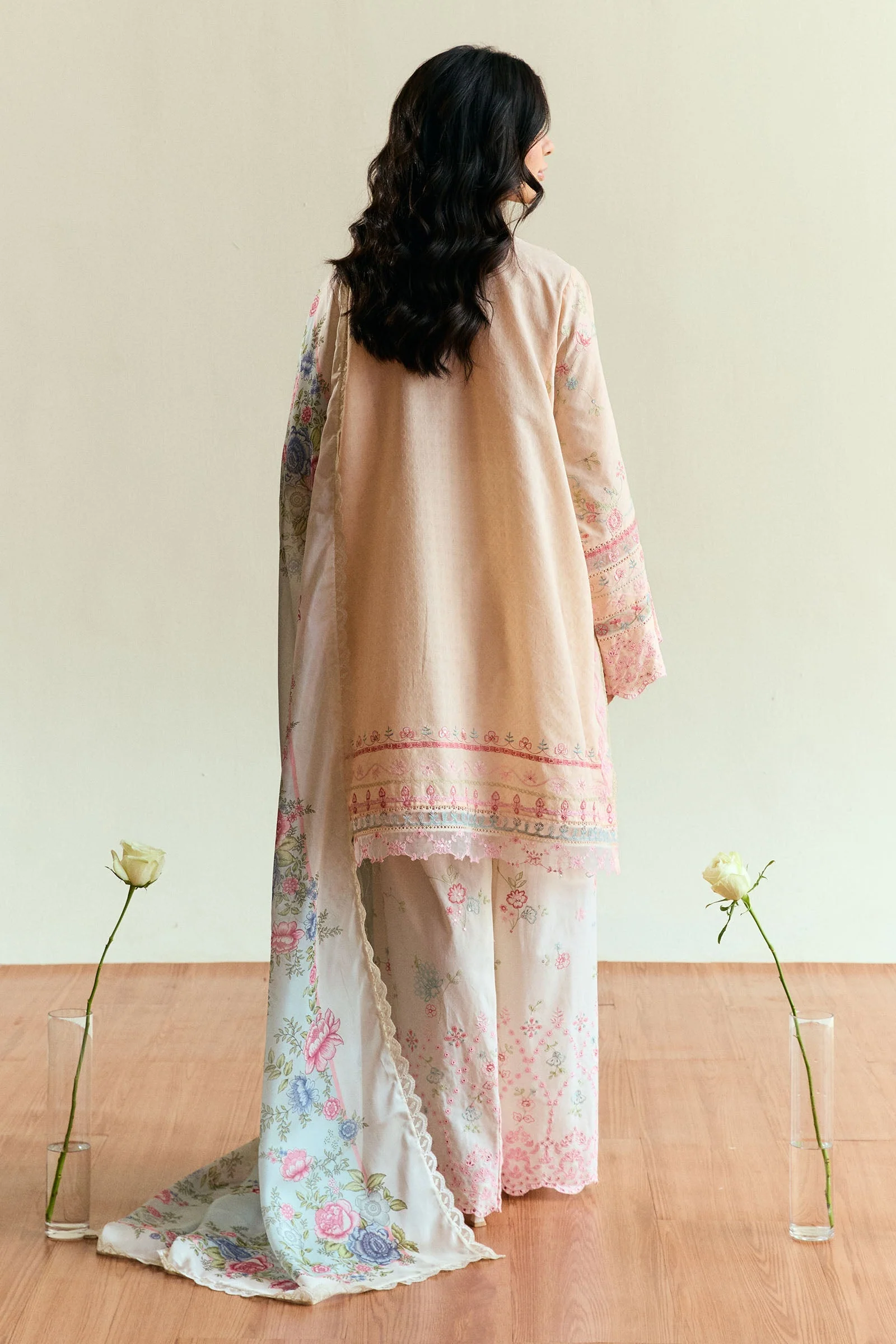 Zara Shahjahan Coco Eid Edit Lawn – Lumen-D7 - Image 5