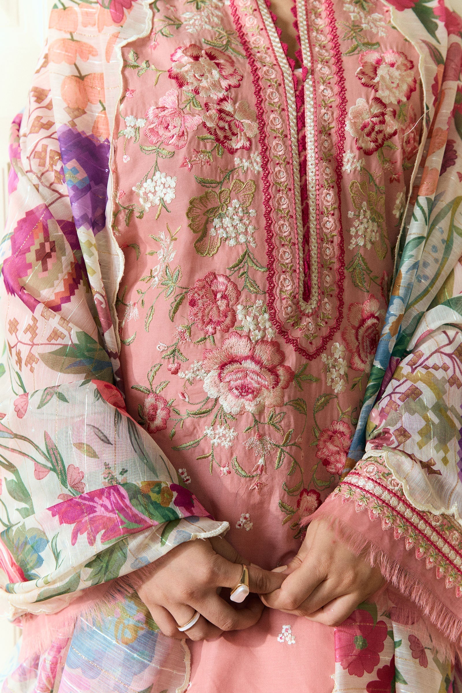 Zara Shahjahan Coco Eid Edit Lawn – Sable-D9 - Image 2