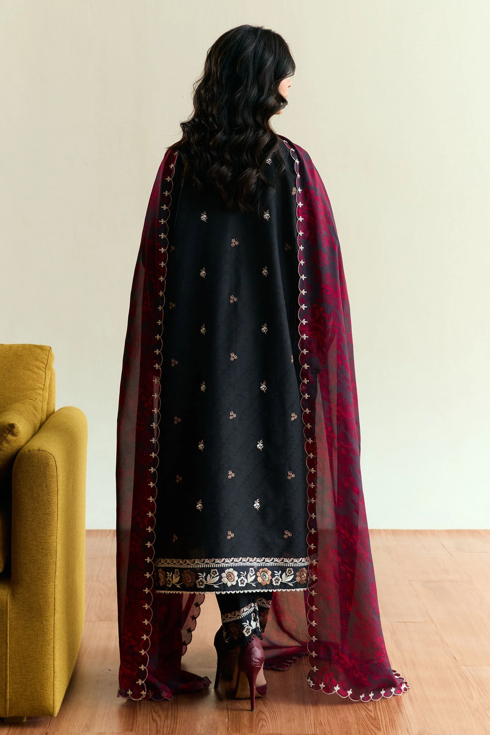 Zara Shahjahan Coco Eid Edit Lawn – Velour-D2 - Image 5