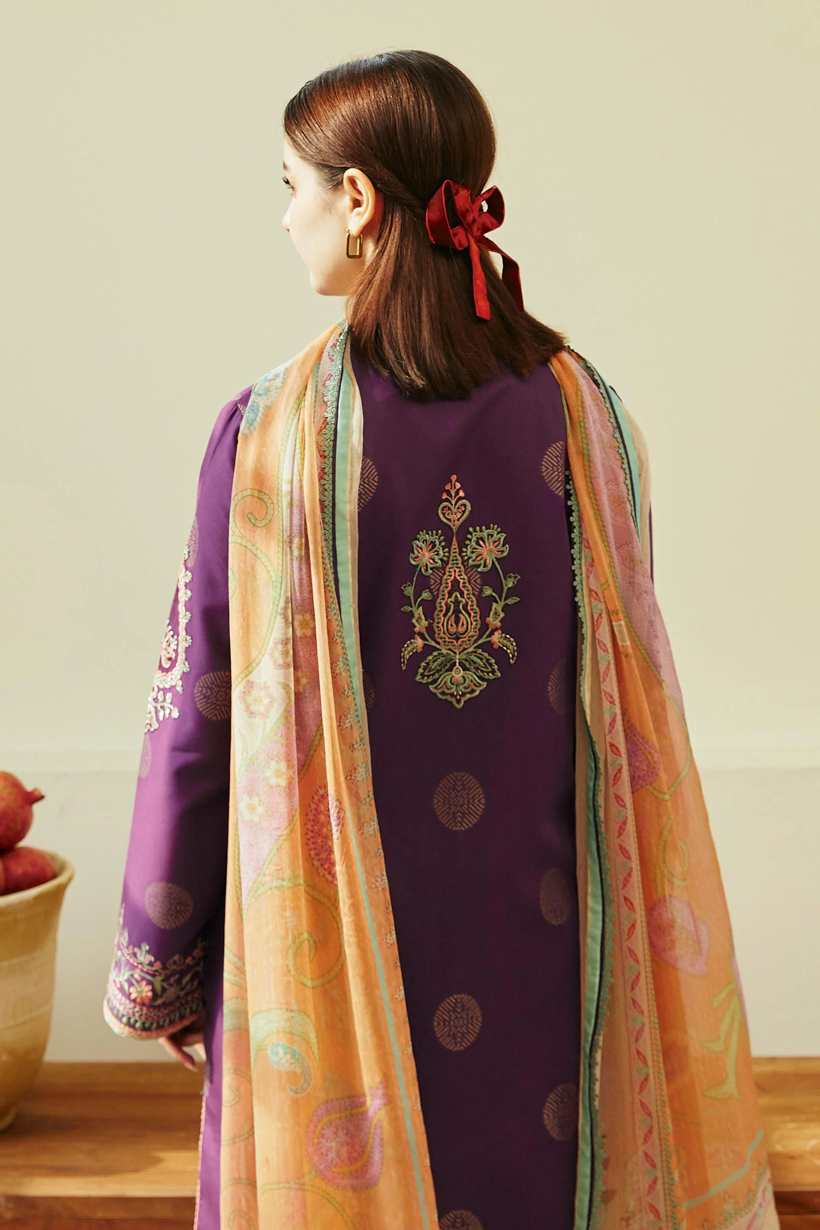 Zara Shahjahan Coco Lawn Collection 2024 – Morni-9A - Image 5