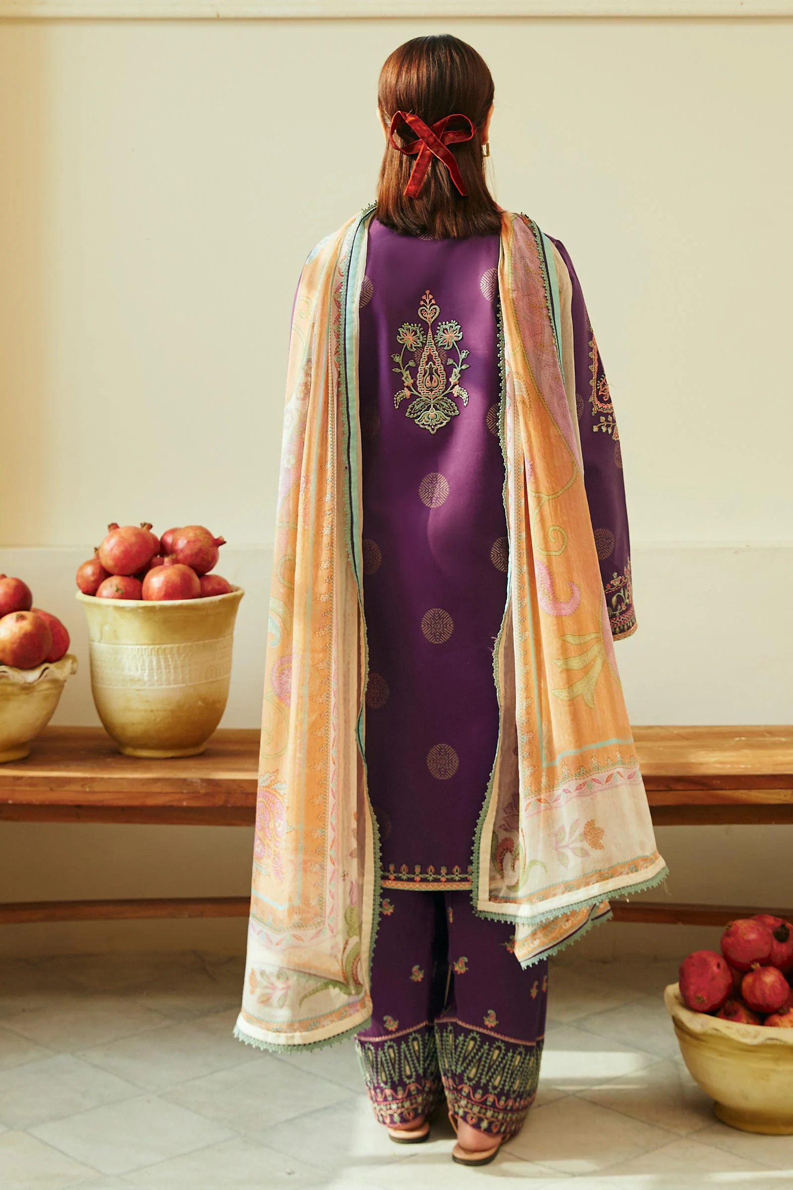 Zara Shahjahan Coco Lawn Collection 2024 – Morni-9A - Image 6