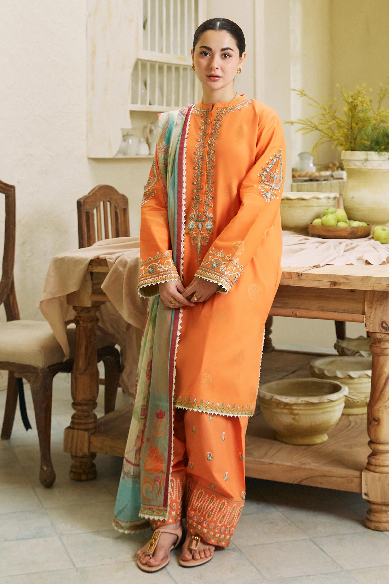 Zara Shahjahan Coco Lawn Collection 2024 – Morni-9B - Image 3